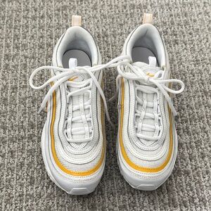 Nike Air Max 97 Women’s Sneakers – White/Yellow 9
